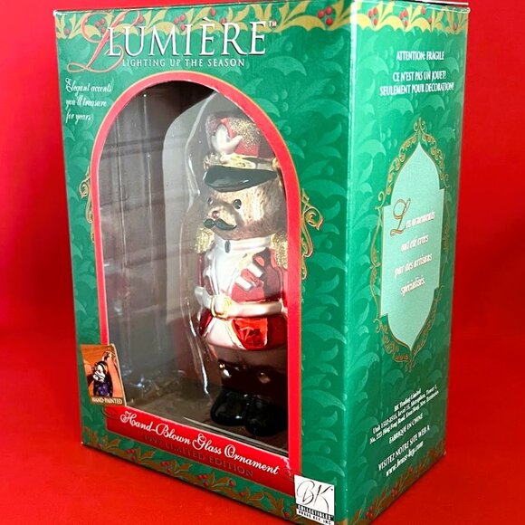 Vintage Lumiere Teddy Ornament - Picture 2 of 3